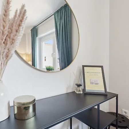 Aparties Homes I 24H Check-In I Bielefeld Mitte I Voll Ausgestattet I Hochwertige Betten I Top Lage Lejlighed *