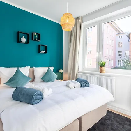 Aparties Homes I 24h Check-in I Mitte I Voll Ausgestattet I Hochwertige Betten I Lage * بيليفيلد