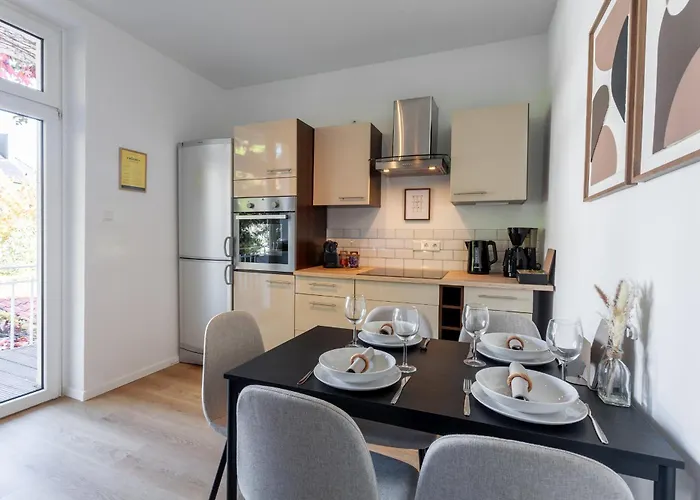 Apartamento Aparties I Mitte I Voll Ausgestattet I Hochwertige Betten I Lage Bielefeld